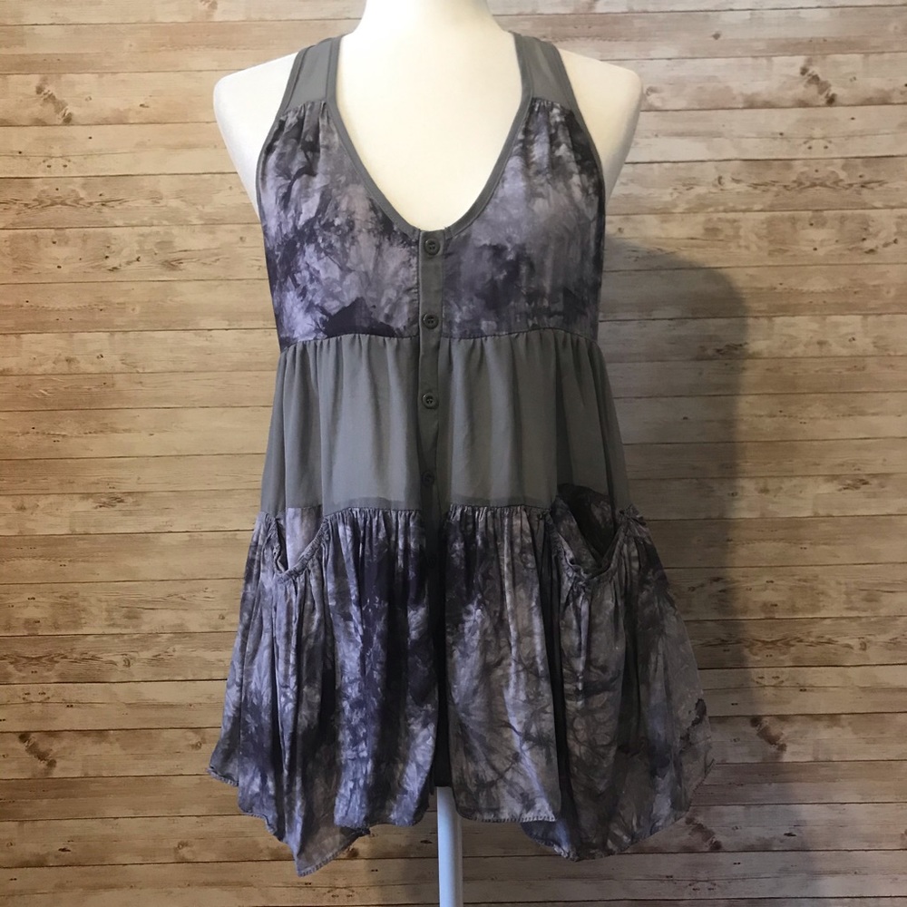 CECICO RACERBACK TUNIC W/POCKETS